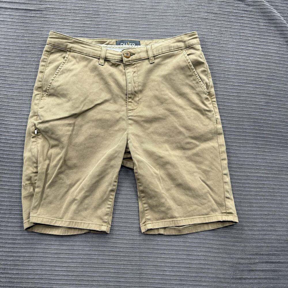 DUER Men’s Flat Front Khaki Shorts